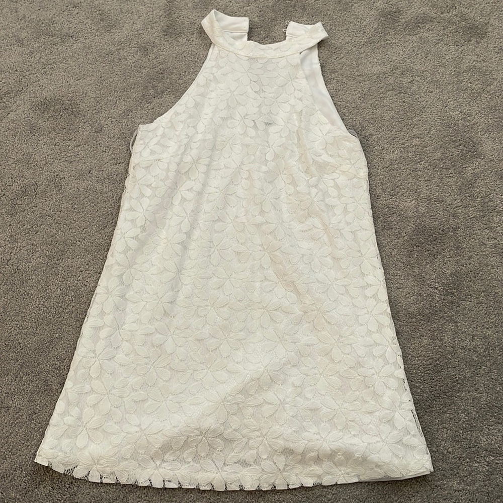 Lulus White Lace Dress